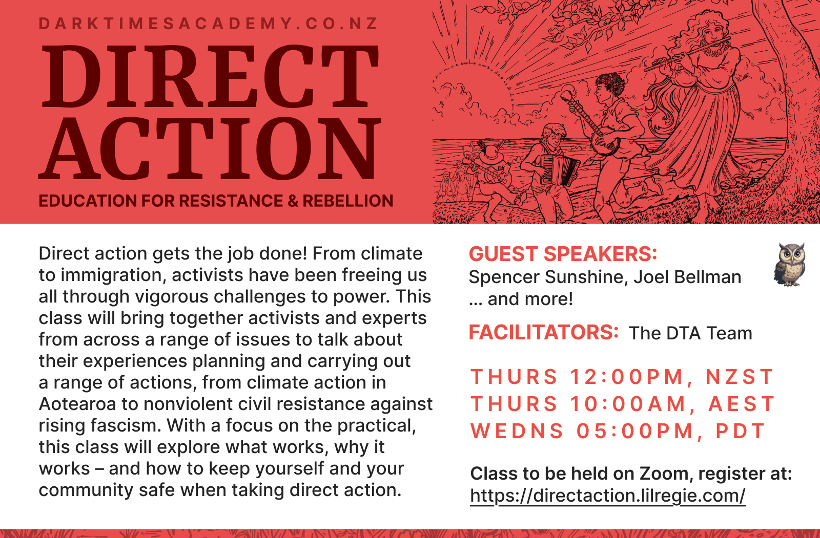 Direct Action! Education for Resistance and Rebellion